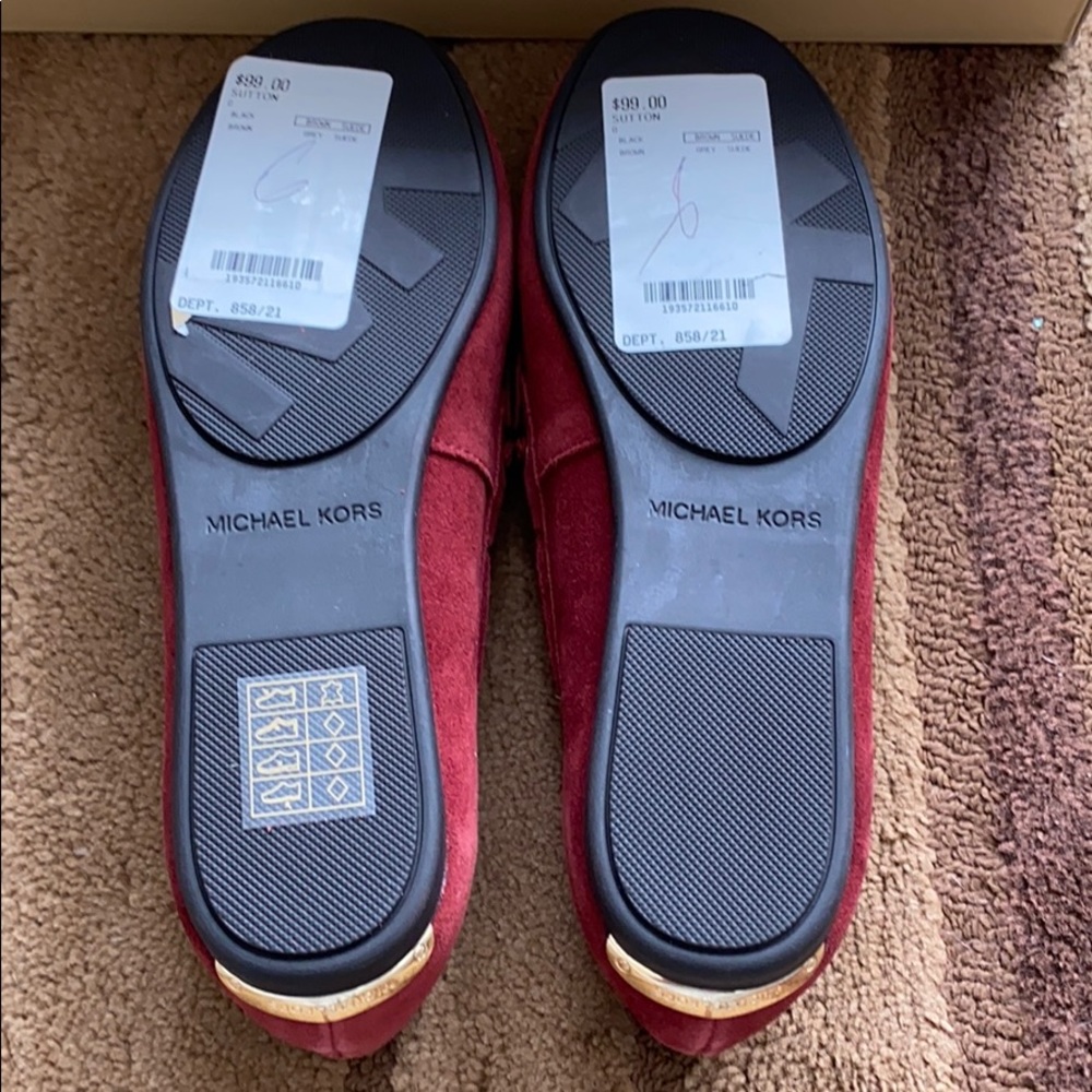 NWT Michael Kors suede loafers - Picture 3 of 5
